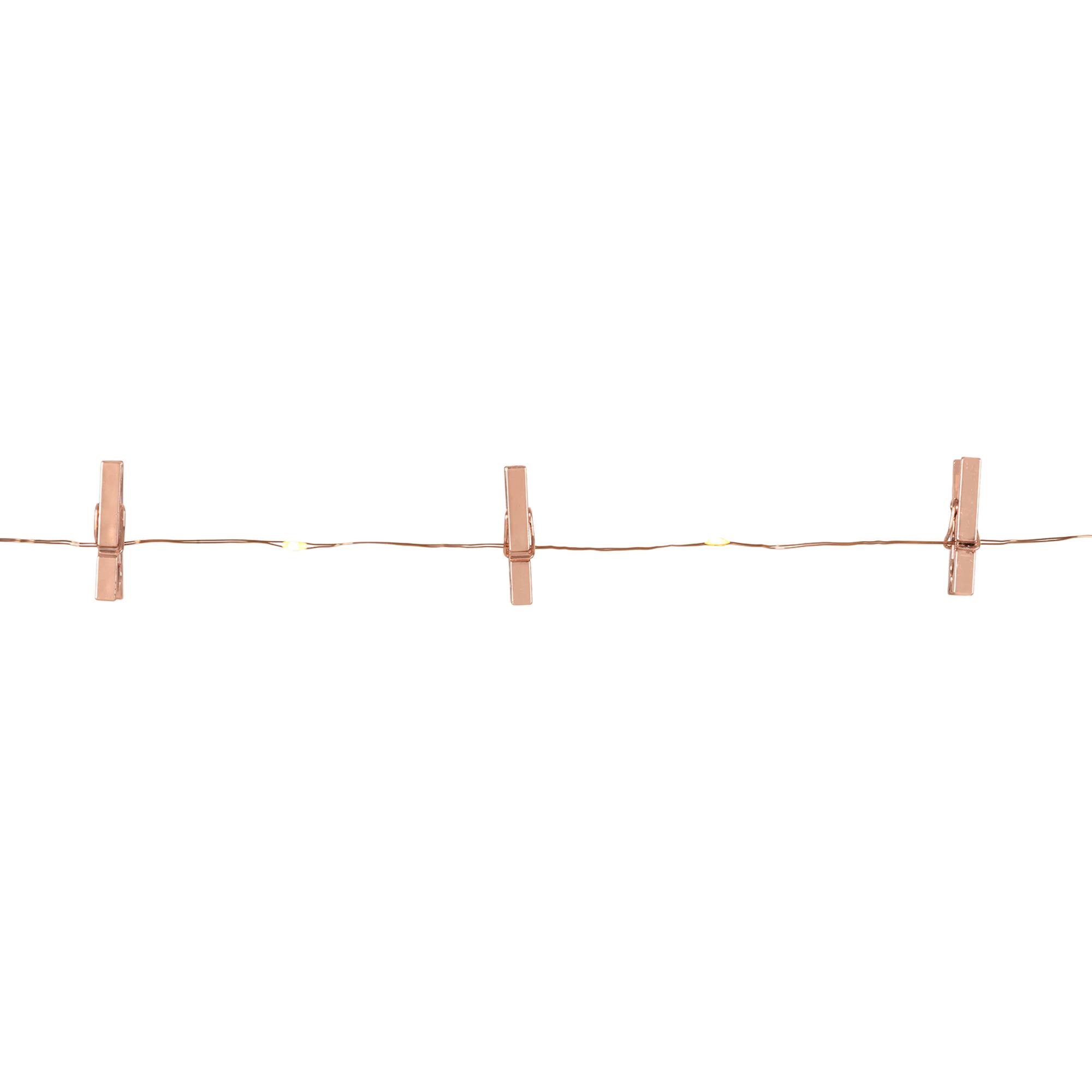45ct. Warm White LED Rose Gold Clip Lights by Ashland®